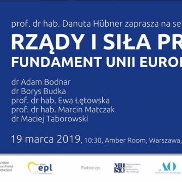 Rządy i siła prawa: fundament Unii Europejskiej